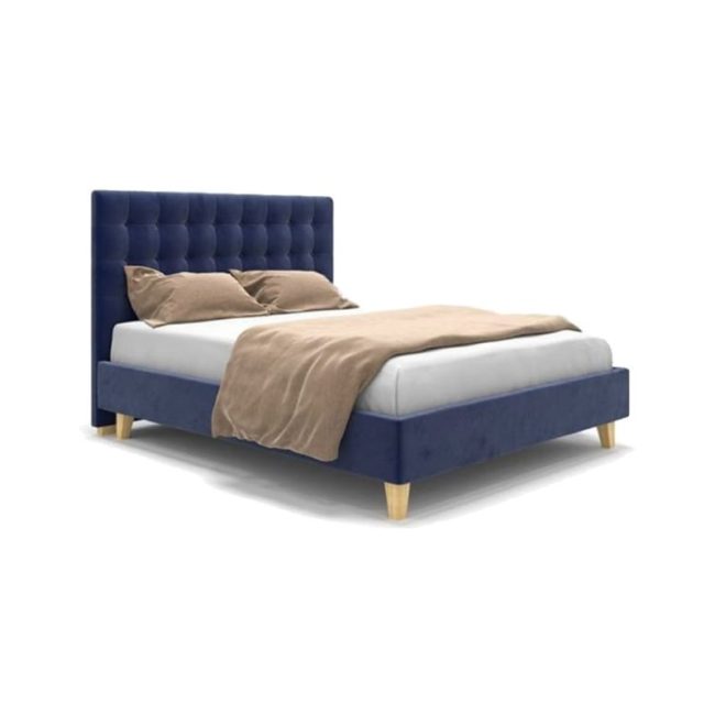 Bed, 120 cm, blue - ATBED15
