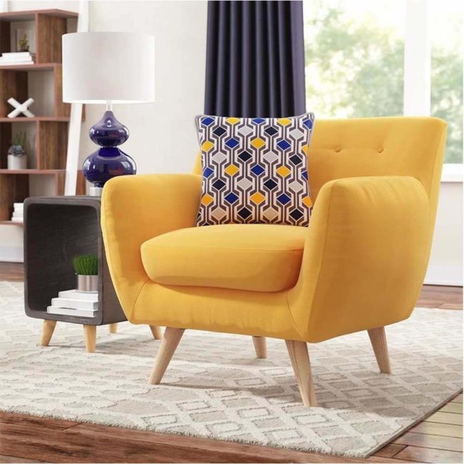 Furniture chair, yellow - ATCHAIR2