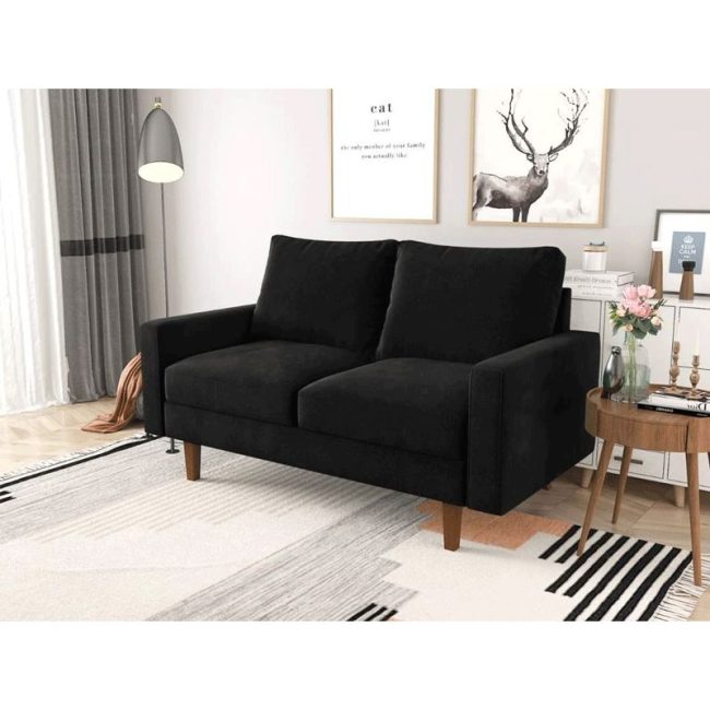 Sofa, 160 cm, black - ATSOFA10