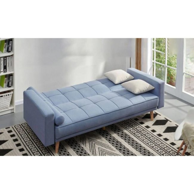 Sofa bed, 225 cm, blue - ATSOBD1 - Image 2