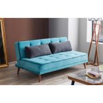 Sofa bed, 180 cm, turquoise - ATSOBD6