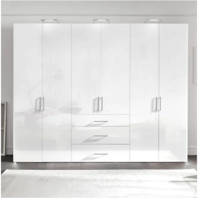 Wardrobe, 220 cm, white - ATWAR2