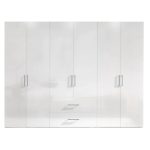 Wardrobe, 220 cm, white - ATWAR2 - Image 3
