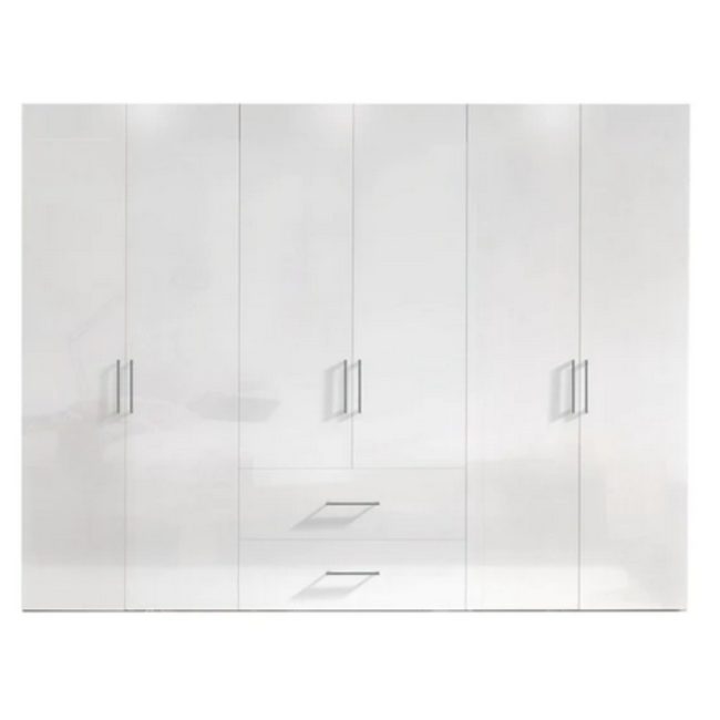 Wardrobe, 220 cm, white - ATWAR2 - Image 3