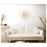 Sofa bed, 200 cm, off white - ATSOBD2