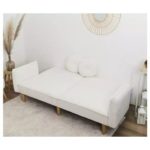 Sofa bed, 200 cm, off white - ATSOBD2 - Image 3