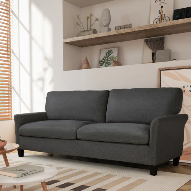 Sofa, 210 cm, grey - ATSOFA66 - Image 3