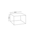 Coffee Table Set, Gold, 60cm - HACHM7031 - Image 2