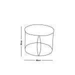 Coffee table, Black, 60*50cm - st109 - Image 2