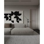 Beech wood and Linen Fabric 4 Seater Sofa - Beige - Image 5