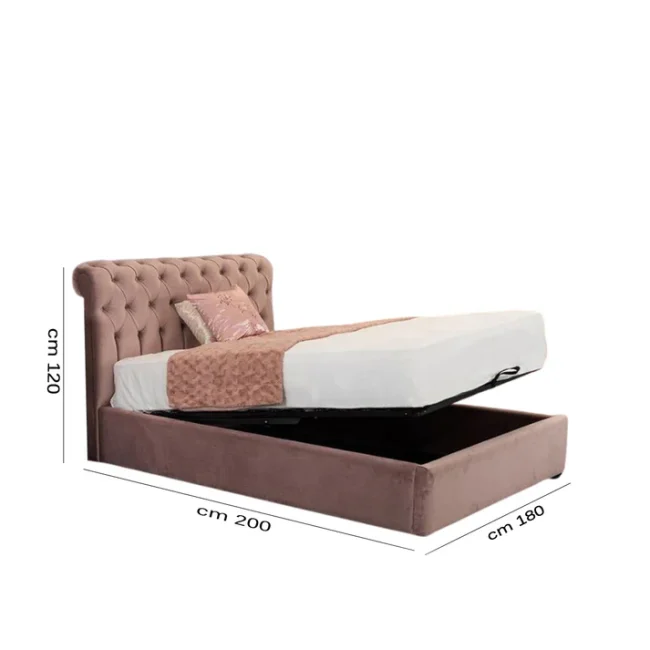 Bed - Mechanism Storage Box - Multiple colors - Multiple sizes - Image 2
