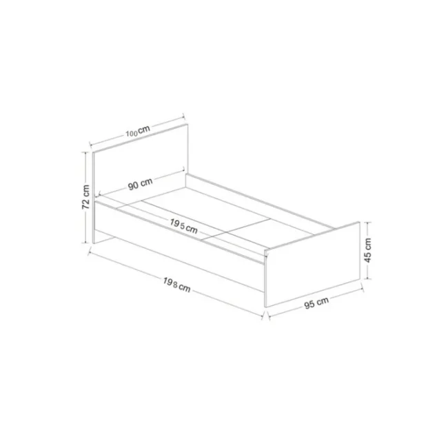Bedroom - Bed with wardrobe and desk - Image 7
