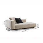 Chaise longue 85 x 190 cm - multi color - Image 3