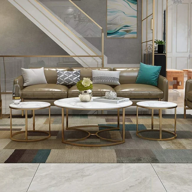 Coffee Table Set - 3 Pieces - Image 4