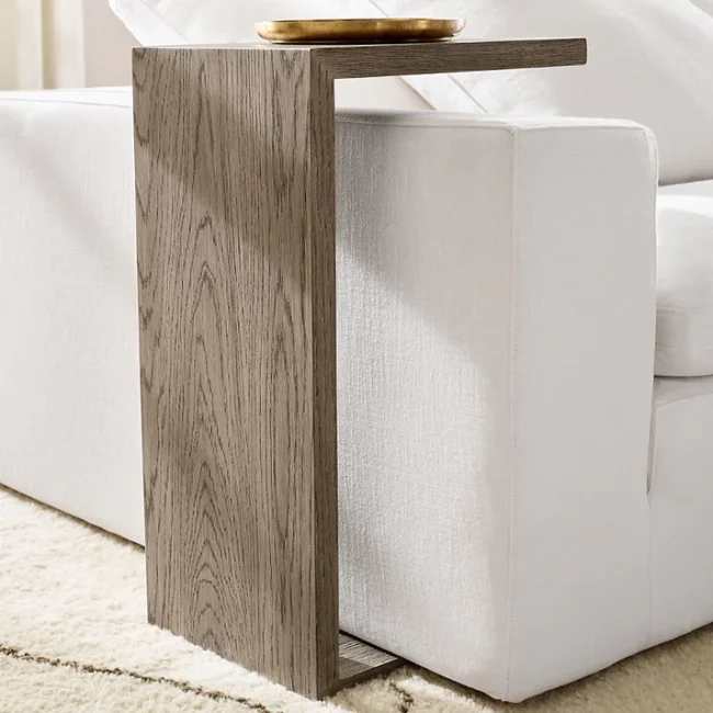 Side Table - Natural Wood 50 x 30 cm - Image 2