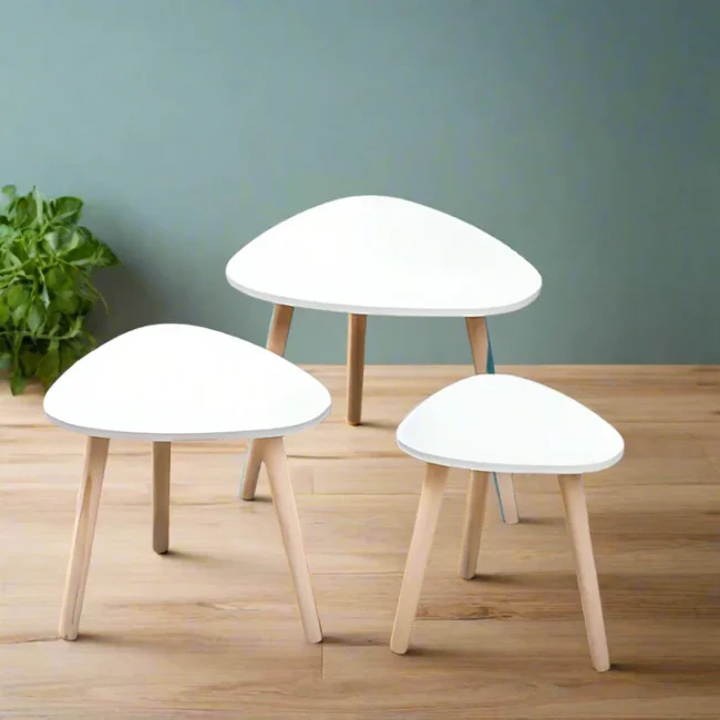 Side table set, 3 pieces