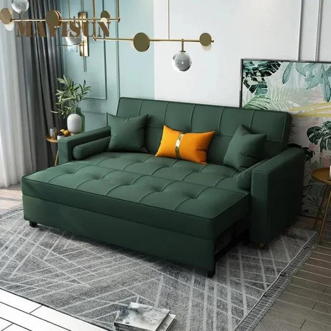 Sofa bed, Beech wood, 85 x 200 cm